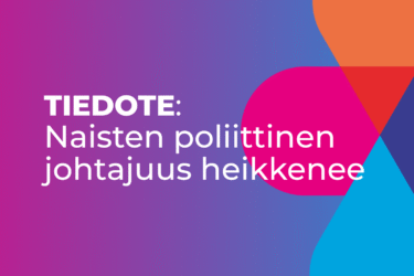 Naisten poliittinen johtajuus heikkenee – vähemmän naisia toimeenpanovallan tehtävissä vuonna 2025
