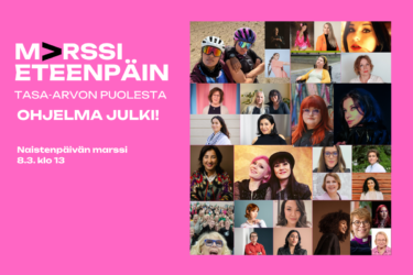 Naistenpäivän marssin 2026 ohjelma